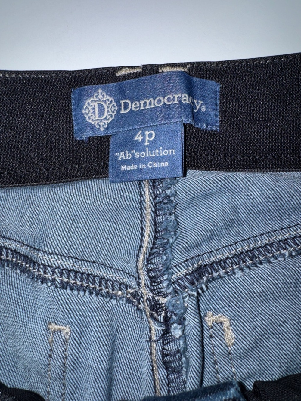 Y2K Democracy Women's Dark Blue Straight Leg Jeans - Picture 2 of 6
